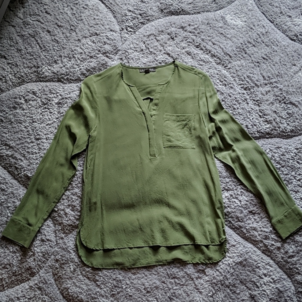 Green dressy top